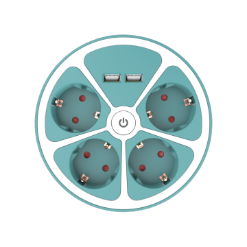 แถบพลังงานใหม่ 4 ช่องทางกับ USB